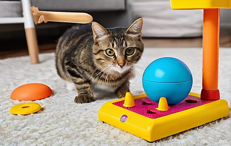 고양이와 놀아주는 방법 - **Prompt:** A heartwarming and intimate scene depicting a person and their cat during a playful mome...